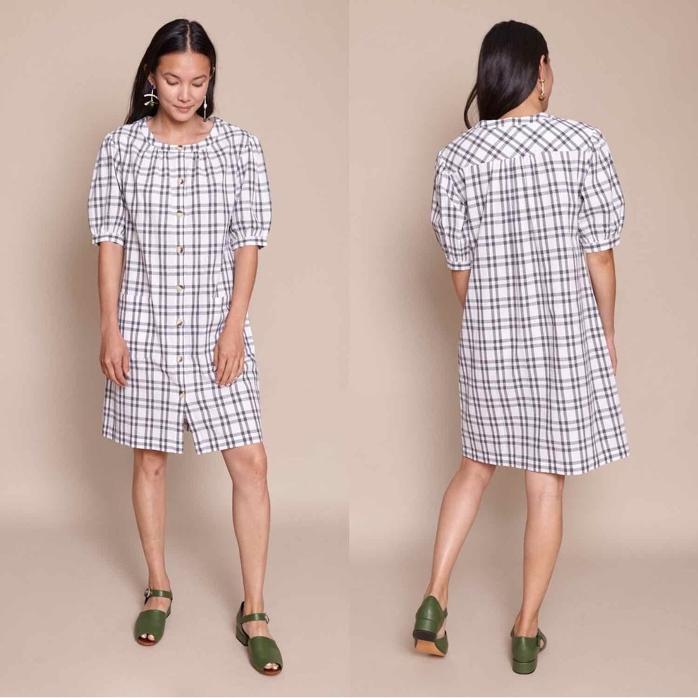 NWT Steven Alan Puff Sleeve Shirt Dress